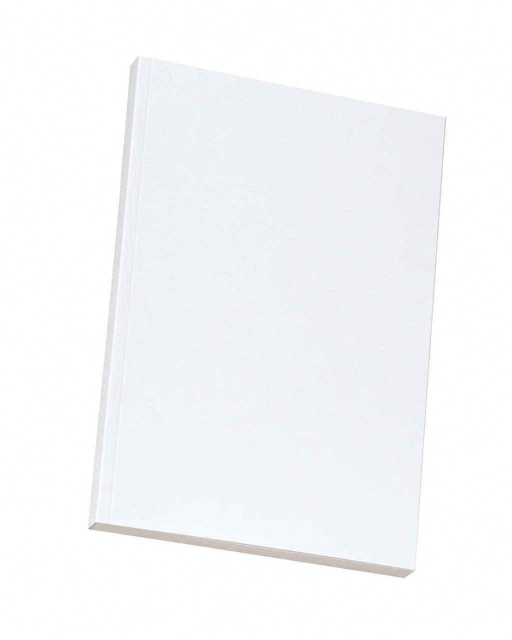 Blank medium book, Corner hang angle